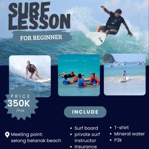 PAKET BELAJAR SURFINGG,PAKET EXPLORE AND SNORKELING
